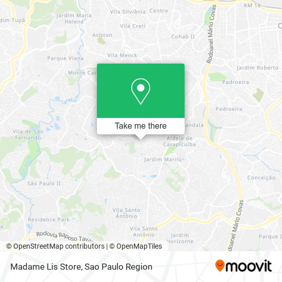 Madame Lis Store map