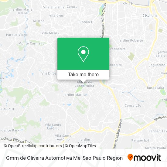 Mapa Gmm de Oliveira Automotiva Me