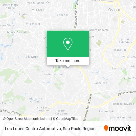 Mapa Los Lopes Centro Automotivo