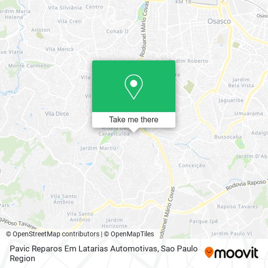 Mapa Pavic Reparos Em Latarias Automotivas