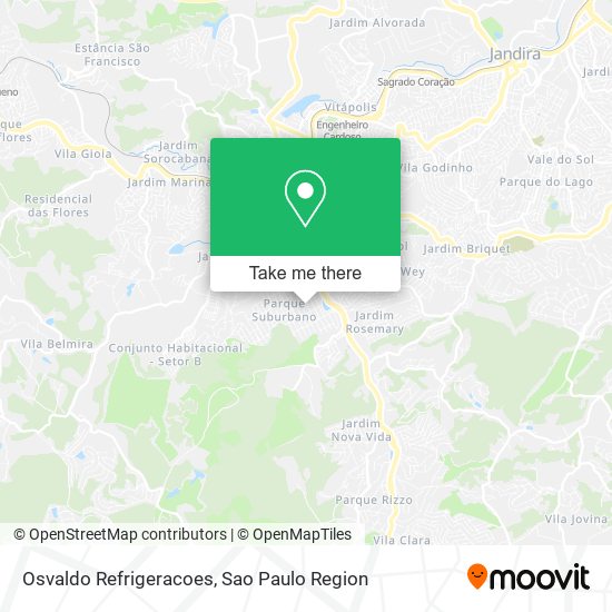 Osvaldo Refrigeracoes map
