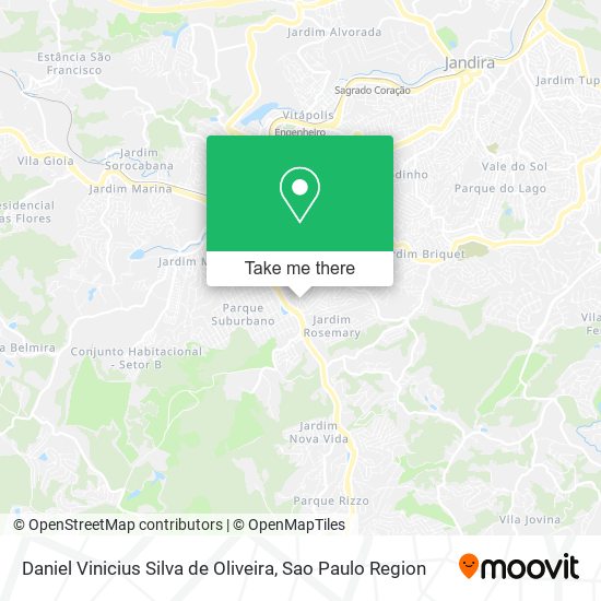 Daniel Vinicius Silva de Oliveira map