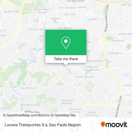 Lucena Transportes S a map