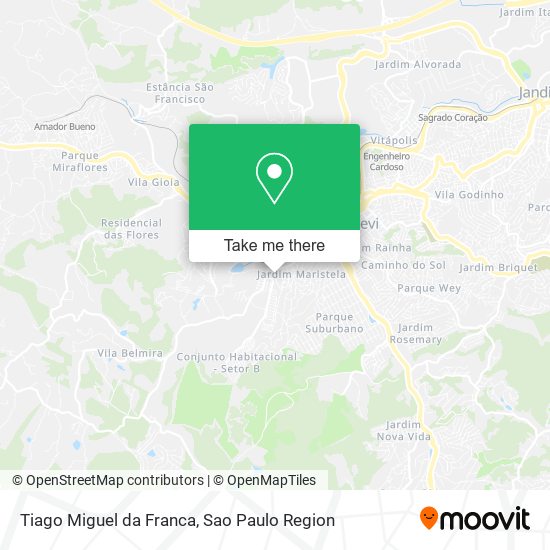 Tiago Miguel da Franca map