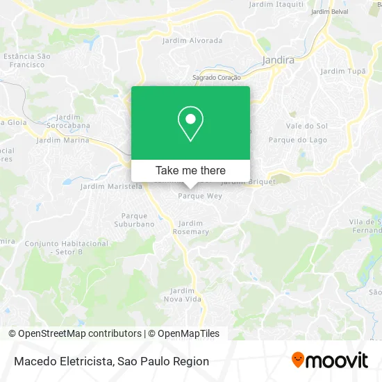Macedo Eletricista map