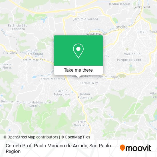 Cemeb Prof. Paulo Mariano de Arruda map