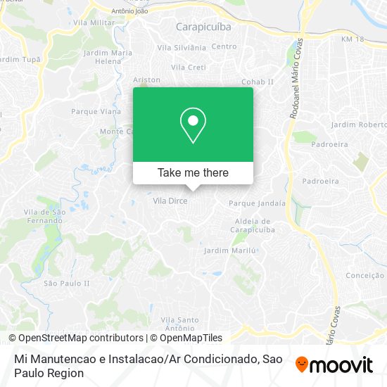 Mapa Mi Manutencao e Instalacao / Ar Condicionado