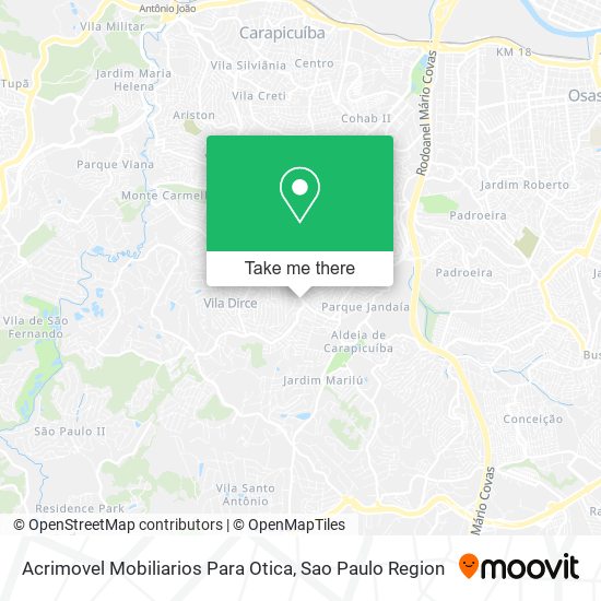 Mapa Acrimovel Mobiliarios Para Otica