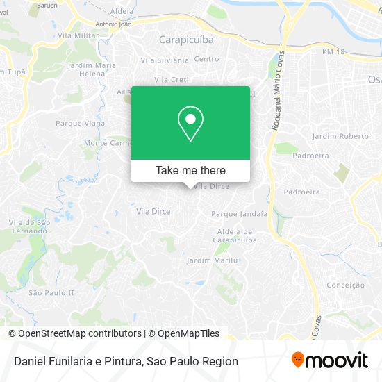 Daniel Funilaria e Pintura map
