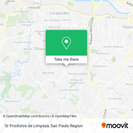 Mapa Sr Produtos de Limpeza