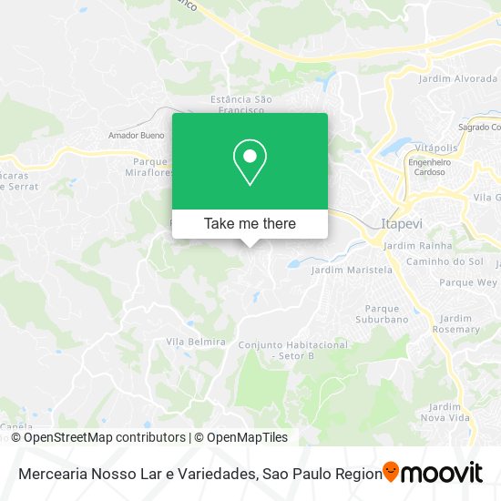 Mercearia Nosso Lar e Variedades map