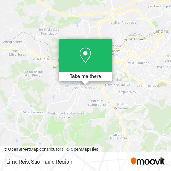 Mapa Lima Reis