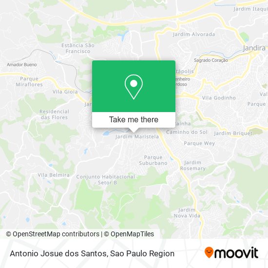 Mapa Antonio Josue dos Santos