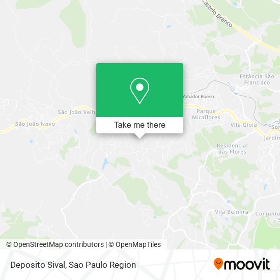 Deposito Sival map