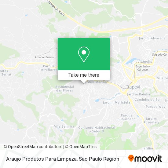 Mapa Araujo Produtos Para Limpeza