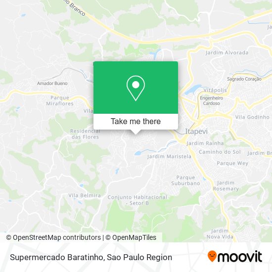 Supermercado Baratinho map