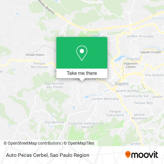 Auto Pecas Cerbel map