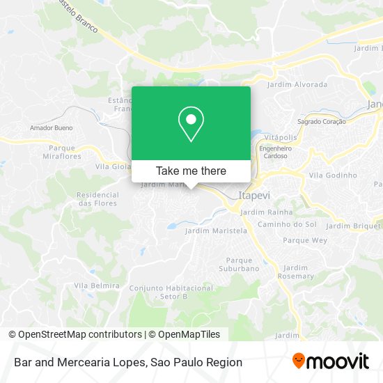 Mapa Bar and Mercearia Lopes