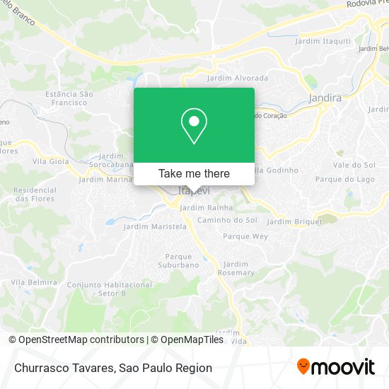 Churrasco Tavares map