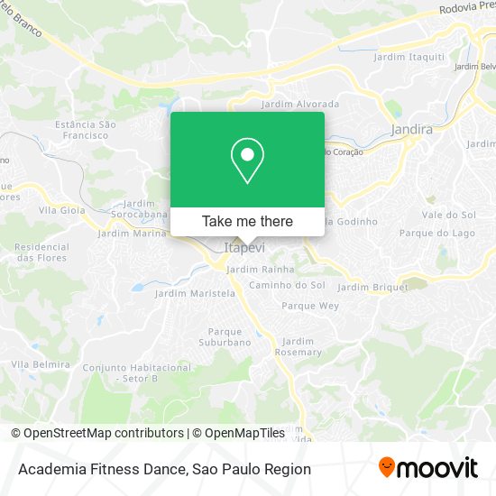 Academia Fitness Dance map