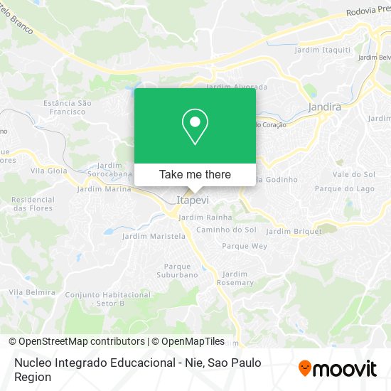 Mapa Nucleo Integrado Educacional - Nie