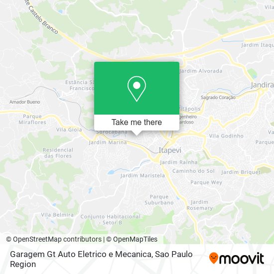 Garagem Gt Auto Eletrico e Mecanica map