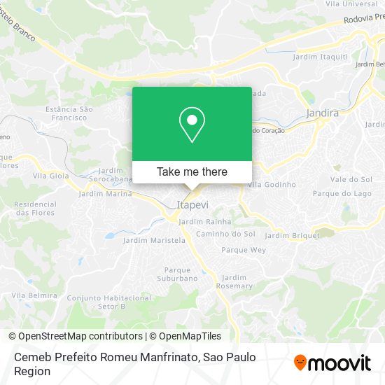 Mapa Cemeb Prefeito Romeu Manfrinato