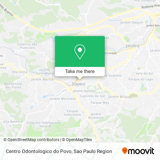 Centro Odontologico do Povo map