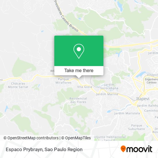 Mapa Espaco Prybrayn