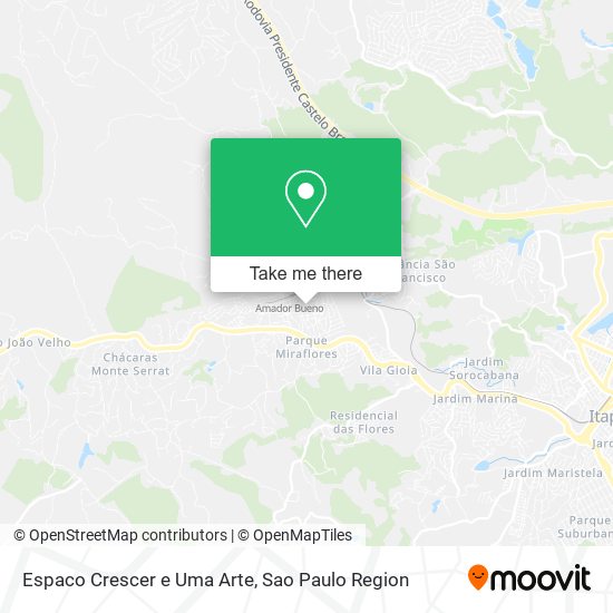 Espaco Crescer e Uma Arte map