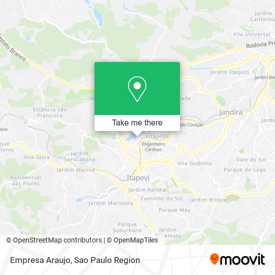 Empresa Araujo map