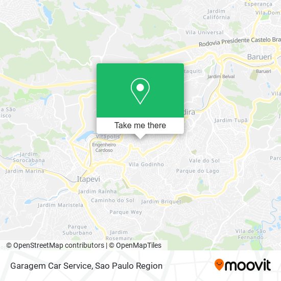 Garagem Car Service map