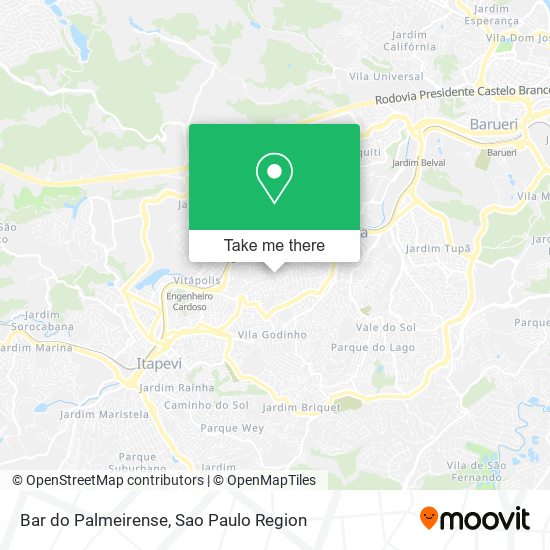 Bar do Palmeirense map