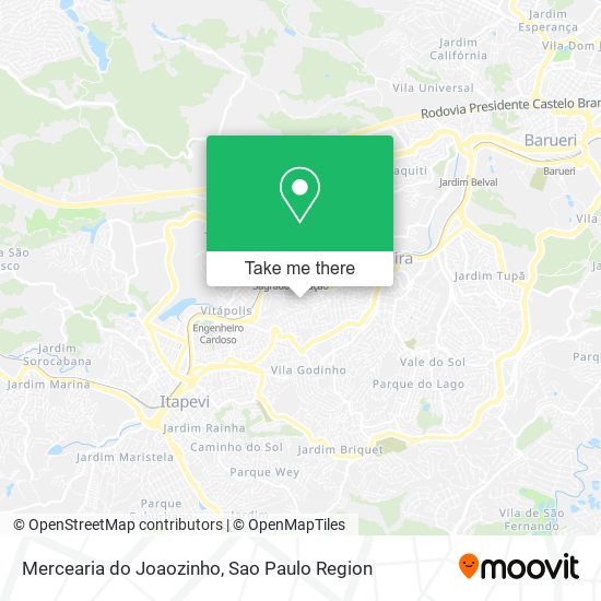 Mercearia do Joaozinho map