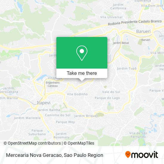 Mercearia Nova Geracao map