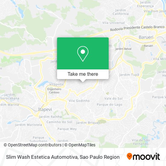 Slim Wash Estetica Automotiva map