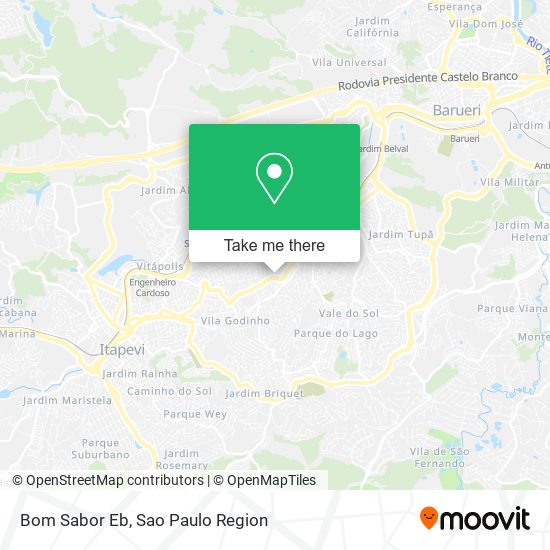 Bom Sabor Eb map