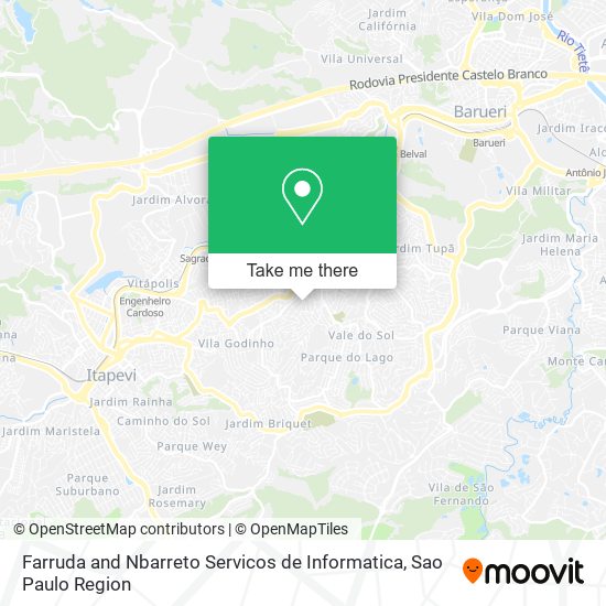 Farruda and Nbarreto Servicos de Informatica map