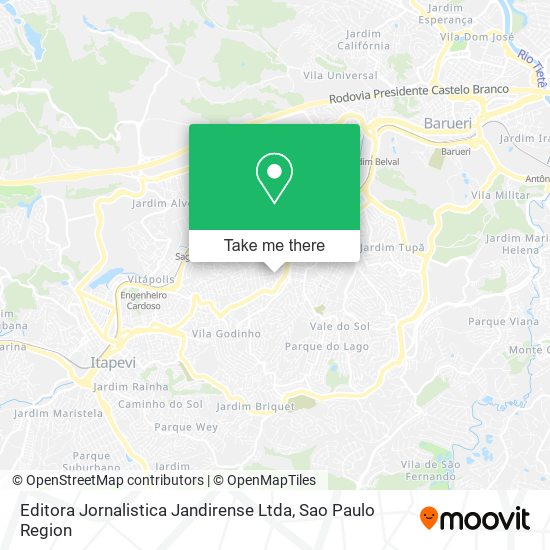 Editora Jornalistica Jandirense Ltda map