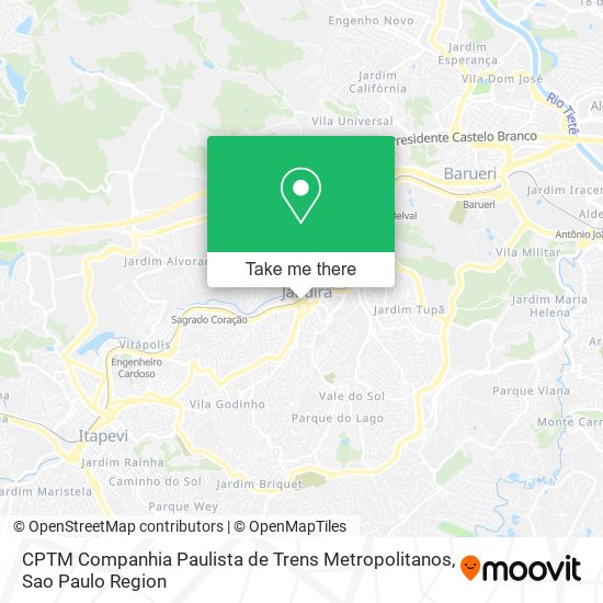 Mapa CPTM Companhia Paulista de Trens Metropolitanos