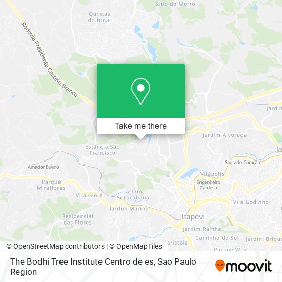The Bodhi Tree Institute Centro de es map