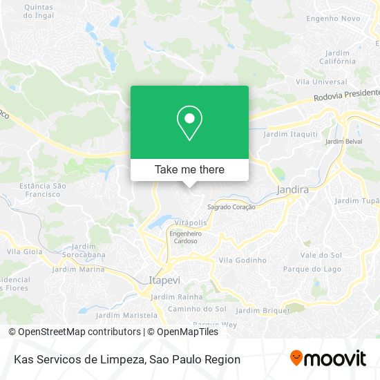 Kas Servicos de Limpeza map