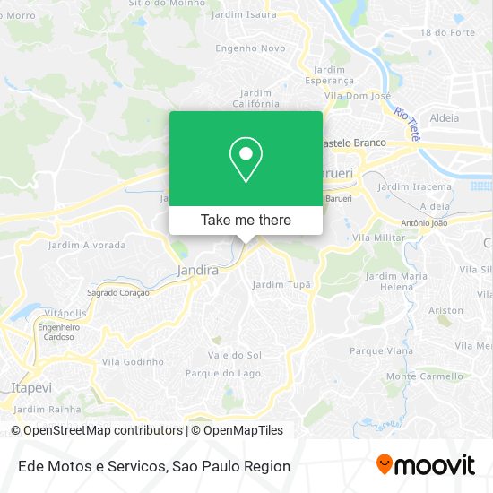 Mapa Ede Motos e Servicos