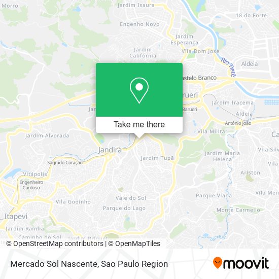 Mercado Sol Nascente map
