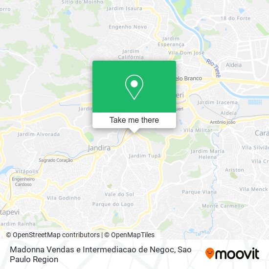 Madonna Vendas e Intermediacao de Negoc map