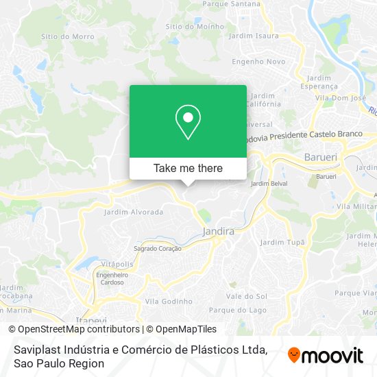 Saviplast Indústria e Comércio de Plásticos Ltda map
