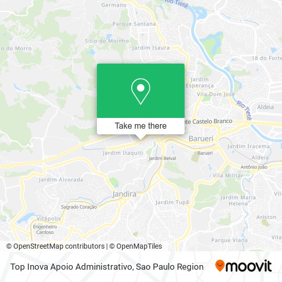 Top Inova Apoio Administrativo map