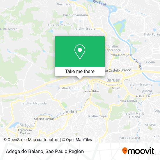 Adega do Baiano map