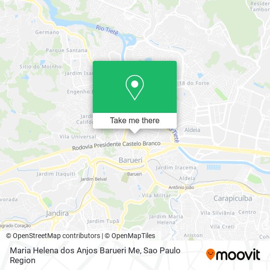 Maria Helena dos Anjos Barueri Me map