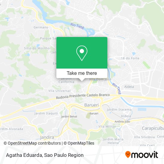 Mapa Agatha Eduarda